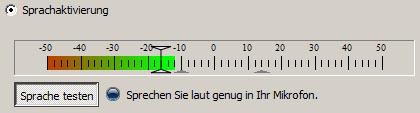 Voice Avtivation Level bei TS3