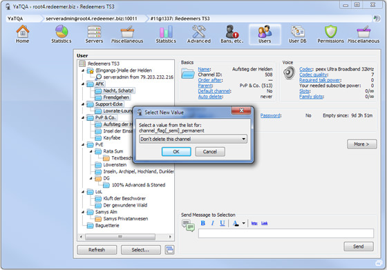 YaTQA TS3 Admin Tool für Windows
